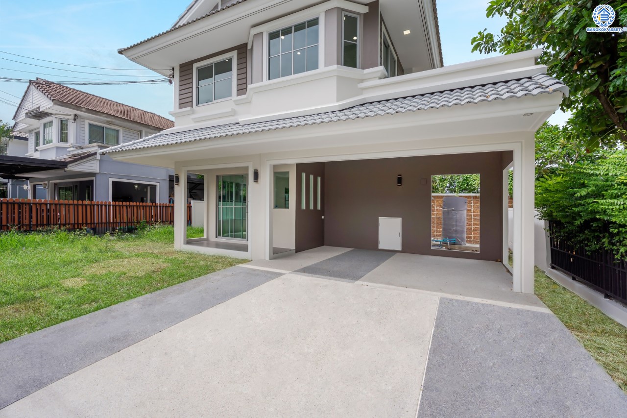 บ้านมือสองตกแต่งใหม่ ม.พฤกษ์ลดา1 บางใหญ่ บนเนื้อที่ 57 ตร.ว. ฟังก์ชัน 3 ห้องนอน 2 ห้องน้ำ 2 ที่จอดรถ ทำเลเดินทางสะดวก เชื่อมต่อถ.กาญจนาภิเษก เพียง 10 นาทีถึงรถไฟฟ้าสายสีม่วง "สถานีคลองบางไผ่" ใกล้เซ็นทรัลเวสต์เกต...